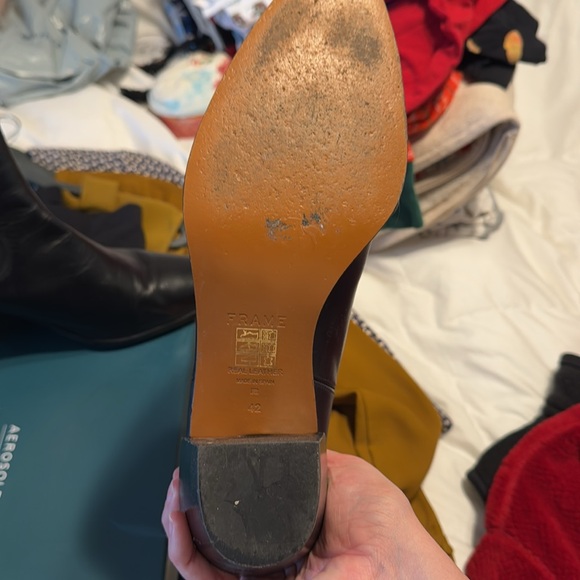 Frame black leather booties size 42 - Picture 2 of 4